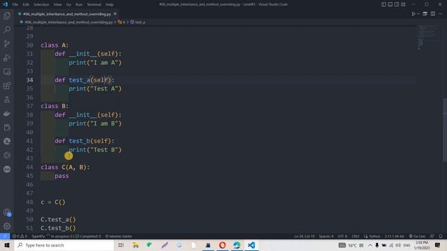 Learn Python in Arabic #06 | Multiple Inheritance and Method Overriding, Polymorphism смотреть онлайн
