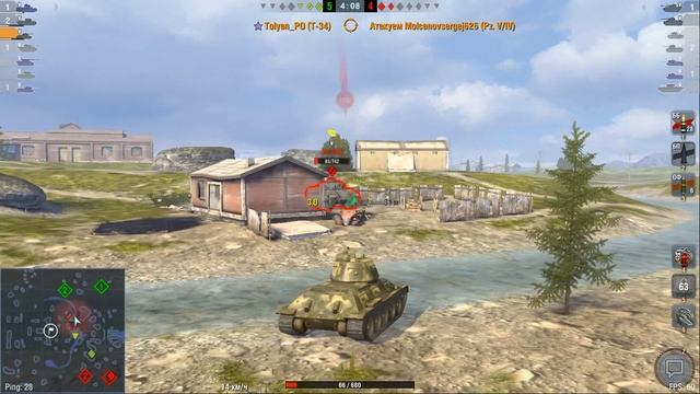 WOT BLITZ: ОБЗОР Т-34. СЛАВНЫЙ ПРЕДОК СОВЕТСКИХ СТ смотреть онлайн