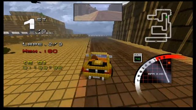 3D Pixel Racing Wii Playthrough - Minecraft Racing смотреть онлайн