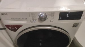 Сушка в стиральной машине LG F12U2HDM1N / 1.5 года эксплуатации/ Сушка подушек.