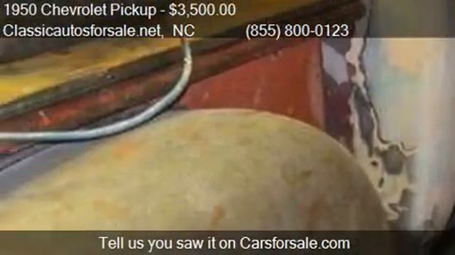 1950 Chevrolet Pickup for sale in Nationwide, NC 27603 at C #VNclassics смотреть онлайн