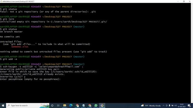 (हिंदी में)SSH Key in GitHub смотреть онлайн