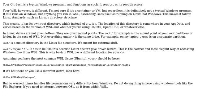 Git-Bash and WSL have a different directory structure (2 Solutions!!) смотреть онлайн