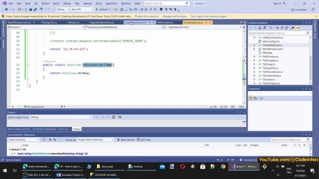 C# Programming (Intermediate) - Lecture 7: Salted Hash with GUID, Login System Design & Implement смотреть онлайн