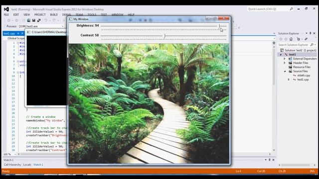 How to Add Trackbars with OpenCV C++ смотреть онлайн