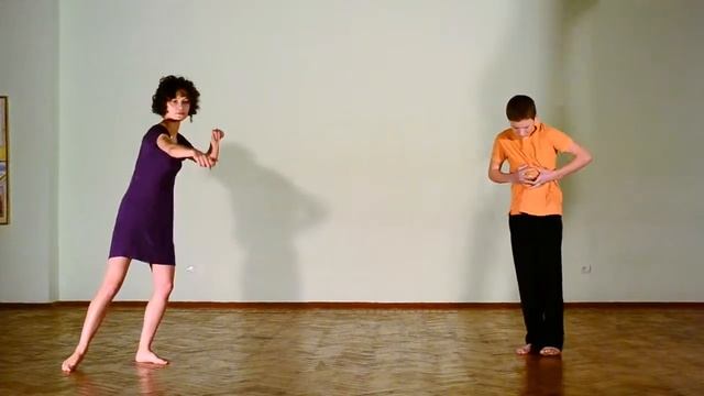 Contemporary dance studio New Year concert. Alina and Danya (By two) смотреть онлайн