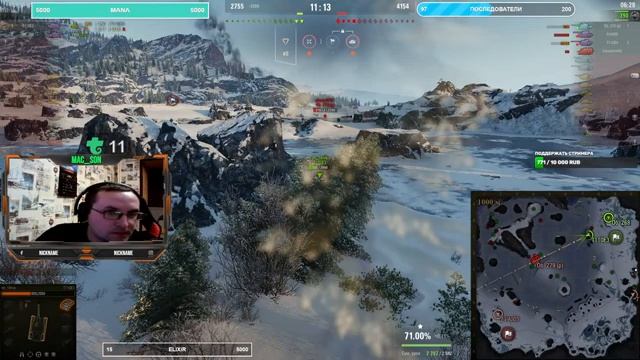 WOT!! Strv 103B-Стреляющий куст! 27.02.2022 смотреть онлайн