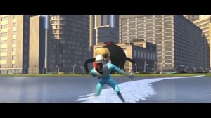 The Incredibles & Frozone vs Omnidroid (with music from Atomic Heart)