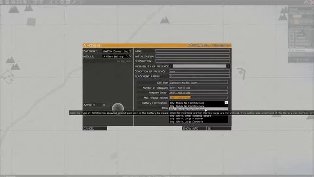 BWCSM BETA - Mission Editors Guide To Artillery Modules - P4 смотреть онлайн