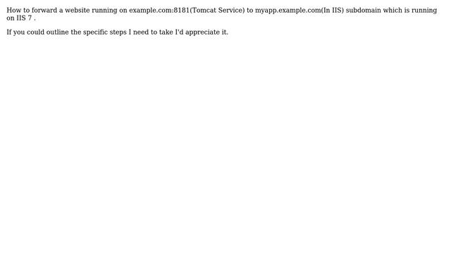 Redirecting WEB traffic from one url to another in Tomcat смотреть онлайн