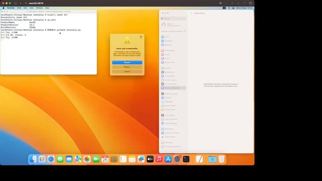 lateralus (CVE-2023-32407) macOS TCC bypass exploit demo смотреть онлайн