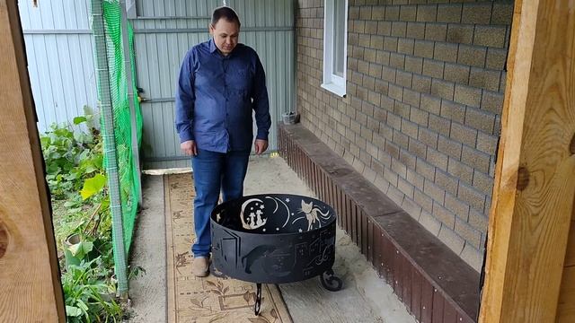 Отзыв о костровой чаше "Кошачья жизнь" смотреть онлайн
