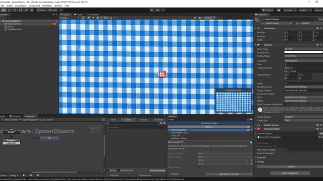 Рандомное появление объектов с помощью Playmaker в Unity