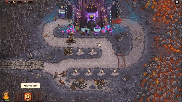 Kingdom Rush Vengeance - Vez'nan's Tower (Level 0 | Campaign) | Impossible (3 Stars) смотреть онлайн
