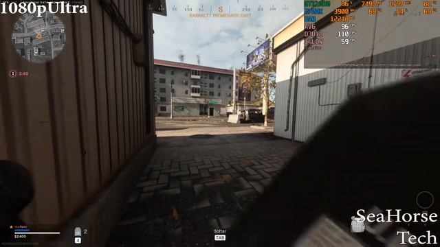 COD Warzone: GTX 1080 + Ryzen 7 2700X (1080p Ultra) смотреть онлайн