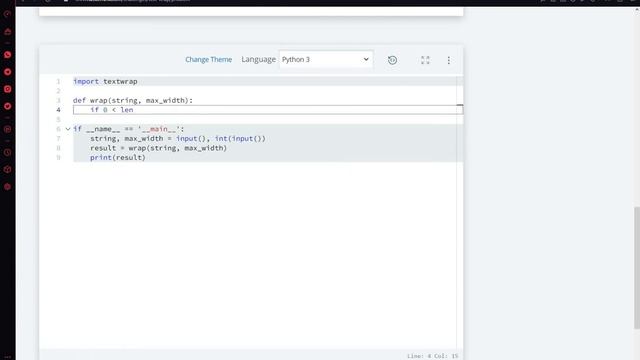HackerRank Python Problem "Text Wrap" || Competitive Programing With Python @Codolearn смотреть онлайн