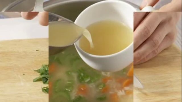 Рисовый суп на курином бульоне. Греческий суп. смотреть онлайн