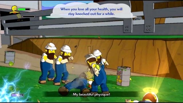 Прохождение The Simpsons Game с переводом часть 4 - Лиза Защитница Леса [HD 1080p] смотреть онлайн