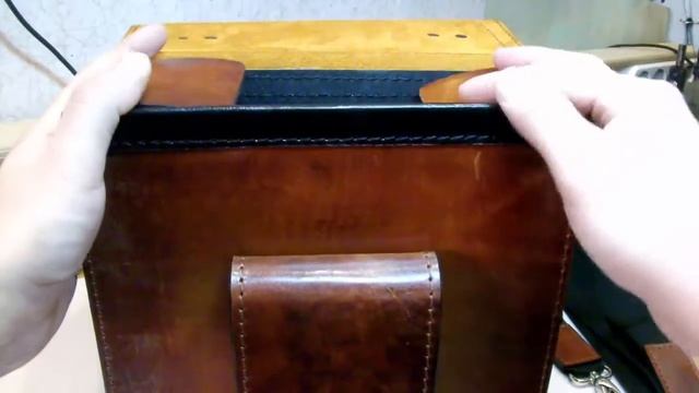 Кожаная сумка А5 Винтаж. Кожаная сумка ручной работы. смотреть онлайн
