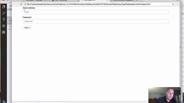Firebase Web Application 03 - Create a login form смотреть онлайн