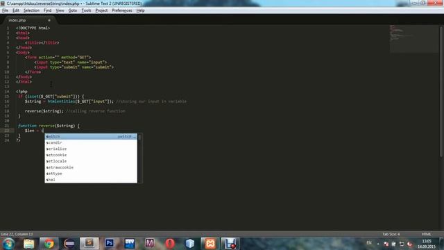 PHP: How to reverse string смотреть онлайн
