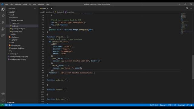 Part 2.4 USSD Programming - Adding a new record in Firebase Firestore remotely using Cloud Function смотреть онлайн