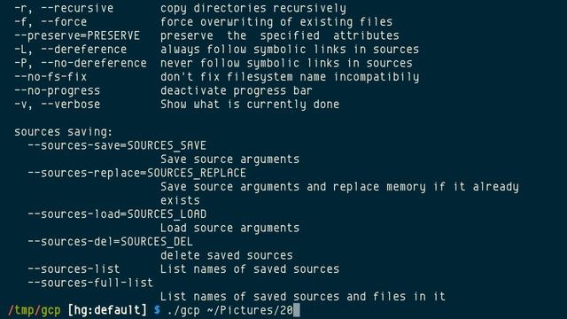 gcp, "advanced command-line file copier," cp with progress bar смотреть онлайн