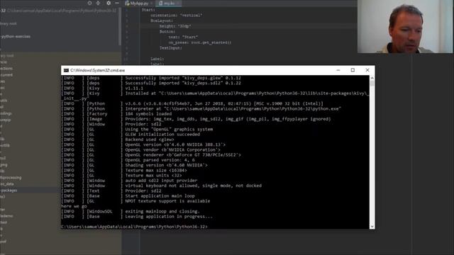 Python Basics Tutorial Using Height DP Argument For Kivy BoxLayout Widget смотреть онлайн
