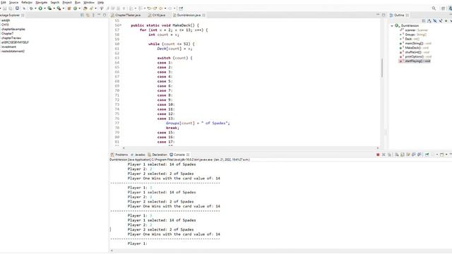CP 11 CH10 src DumbVersion java Eclipse IDE 2022 01 21 10 43 31 смотреть онлайн