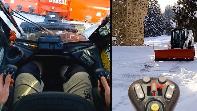 Снегоуборочный отвал Bobcat смотреть онлайн