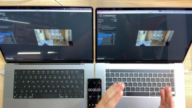 So viel Power hat der neue M1 Max - MacBook Pro 2019 i9 vs MacBook Pro M1 Max 2021 Benchmark смотреть онлайн