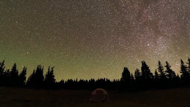 Волшебные звуки природы ночью, ночной лес, звездопад, глубокий релакс / Nature night sounds смотреть онлайн