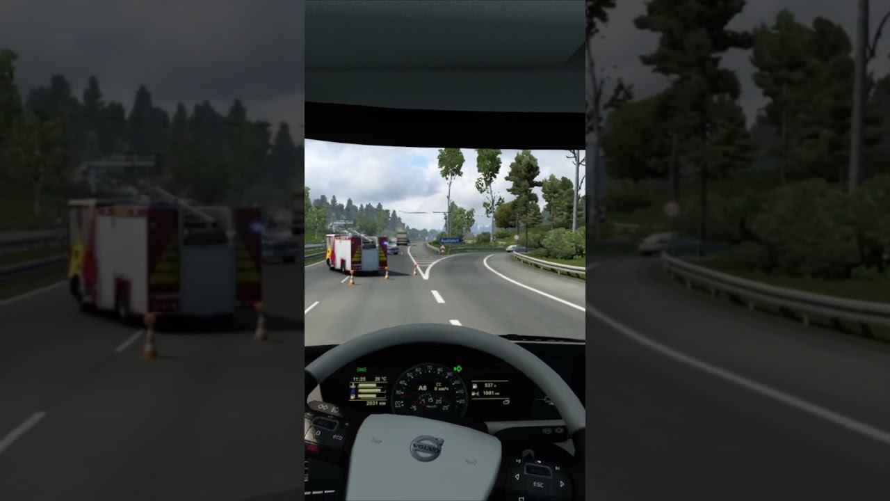 Жесть на дорогах: Я чуть не разбился на Volvo FH | Euro Truck Simulator 2 смотреть онлайн
