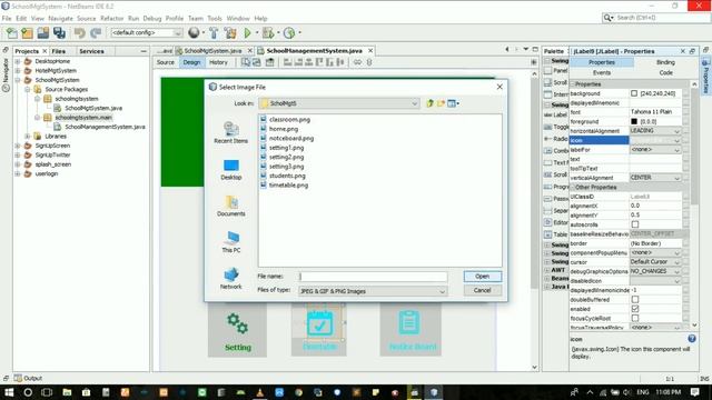 school management system in java swing using Netbeans IDE смотреть онлайн