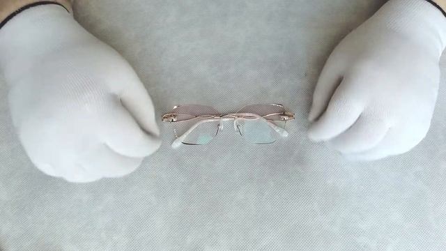 Очки для зрения по рецепту. Женская титановая оправа для рецептурных очков. AliExpress. Chashma. смотреть онлайн