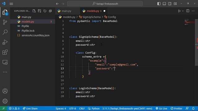 Build a REST API with FastAPI and Firebase Authentication (Email and Password Auth) смотреть онлайн