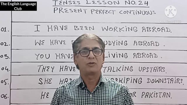 Present Perfect Continuous ll Tenses Lesson No- 24 By: SIR AMJAD PERVAIZ in English/Urdu/Hindi.. смотреть онлайн