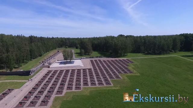 Мемориальный комплекс «Хатынь» с высоты птичьего полета - экскурсии по Беларуси смотреть онлайн