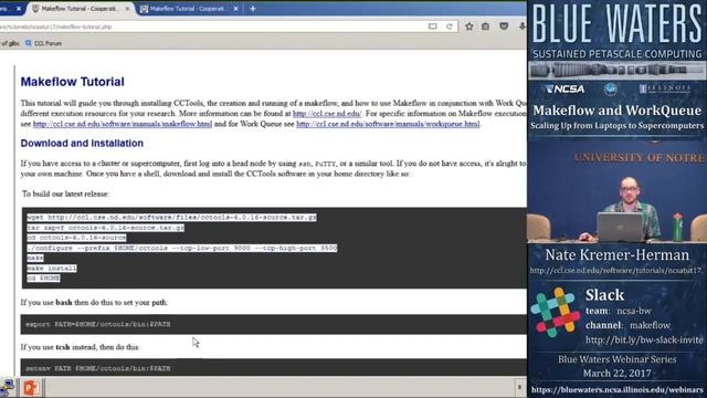 Introduction to Makeflow and Work Queue смотреть онлайн