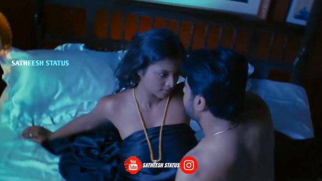 💕Nenjinile Nenjinile || Husband Wife Romance Video || New Married Romantic Couple's WhatsApp Status