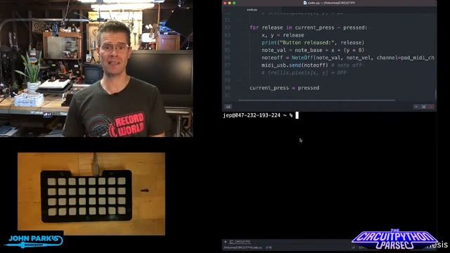 John Park's CircuitPython Parsec: tio serial i/o tool @adafruit @johnedgarpark #circuitpython смотреть онлайн
