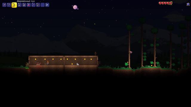 Terraria - "Первый домик" #1 смотреть онлайн