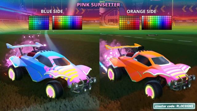 Best SUNSETTER Car Designs (Season 8 Tournament Reward) | Rocket League смотреть онлайн
