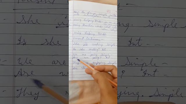 Changing Simple Sentences into Interrogative Sentences|Present,Past,Future(Continuous)| смотреть онлайн