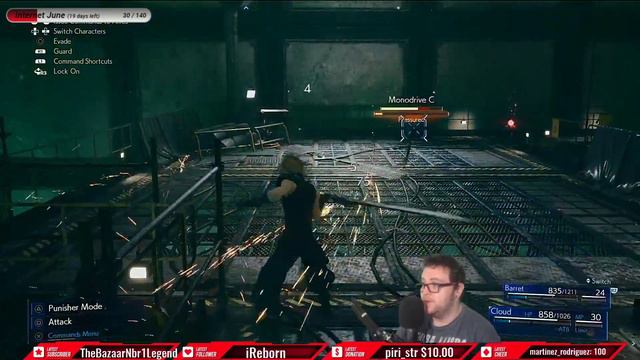 Final Fantasy VII Demo. PS4 Test Stream! смотреть онлайн