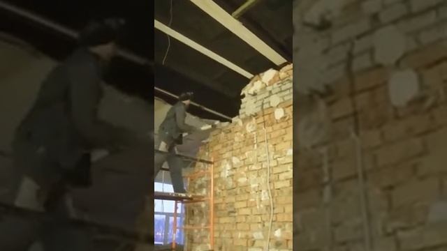 Демонтаж сантехузла, перегородка в пол кирпича смотреть онлайн