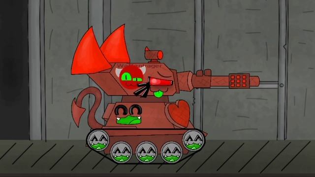 Немецкий РАТТЕ и МОНСТР Заражатель - Мультики про танки