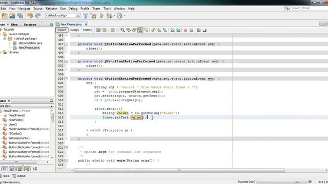 Java SWING #22 - Search Data in Database using Java Netbeans SQlite (MsSql) смотреть онлайн