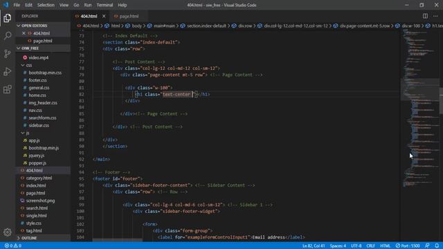 8- Diseño pagina ERROR 404 | Cuso de Desarrollo de Temas En WordPress смотреть онлайн