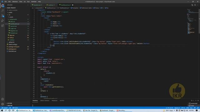 Complete CRUD using ASP.NET Core Web API (Including JWT Auth) and Vue JS 3 || CRUD смотреть онлайн